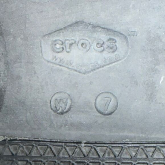 Crocs Neria Pro II Black/Colorful Stained Glass Print Dual Comfort Clogs Size W7 - Picture 8 of 11